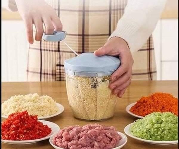 Versatile Manual Food Chopper - Easy to Use, Durable Stainless Steel Kitchen Tool