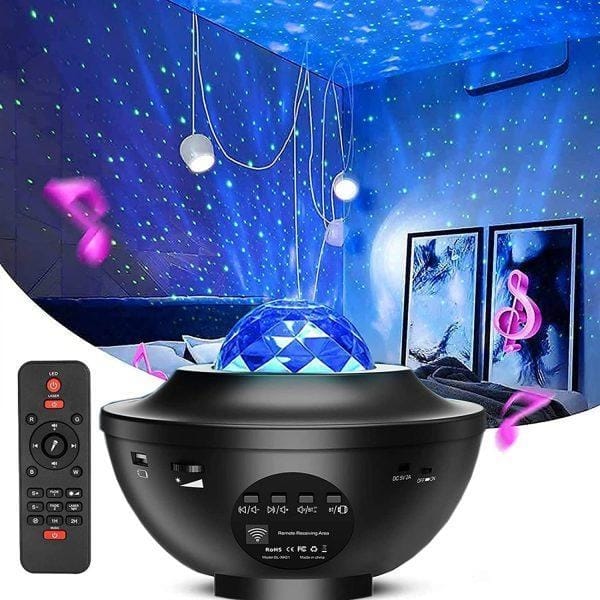 Galaxy Sky Night Projector With Music Bluetooth Speaker